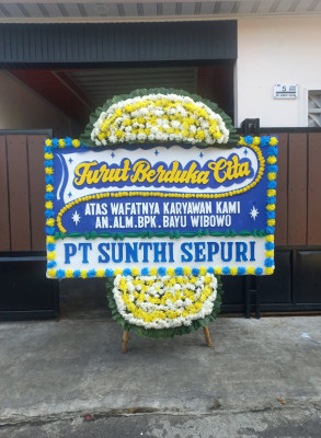 Papan Bunga Duka di Anawai
